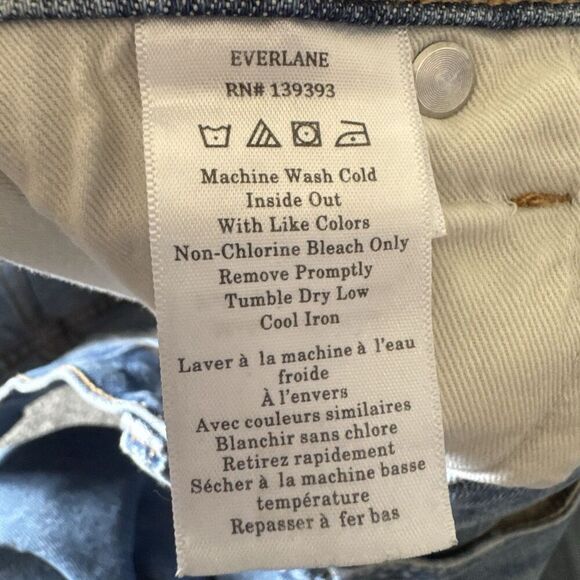 Everlane Straight Leg Jeans The Straight Fit Stretch Men's Size 34 x 32 - Picture 2 of 11